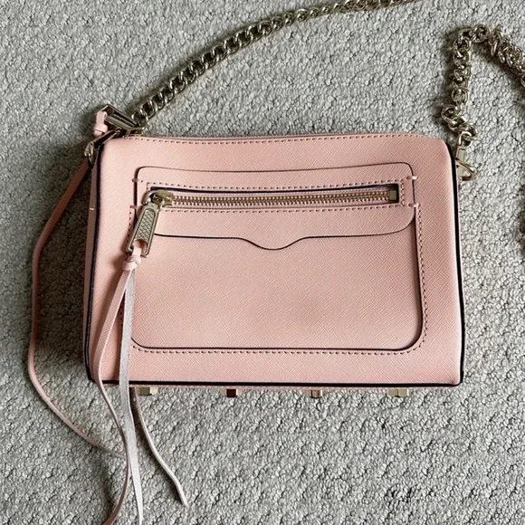 Rebecca Minkoff Avery Peach Crossbody Bag - Picture 3 of 6